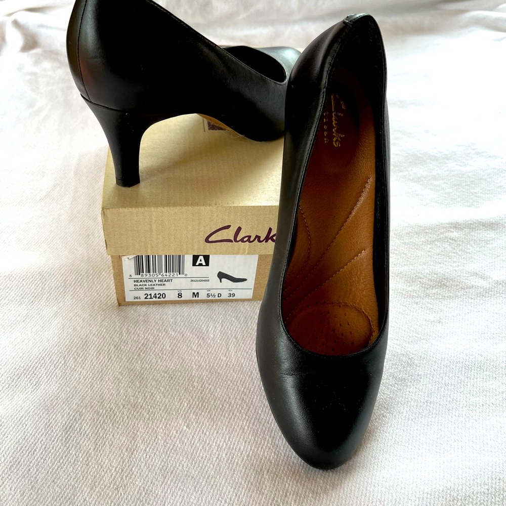 Black Leather Heels